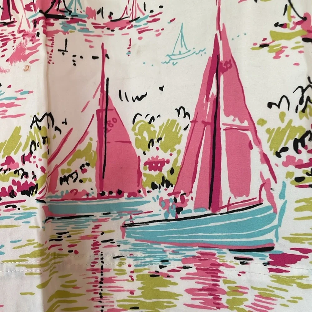 Talbots Nautical Print Women's Skirt - Picture 3 of 9